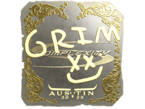 Gold Sticker - Grim (Gold) | Austin 2025