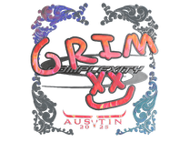 Holo Sticker - Grim (Holo) | Austin 2025