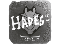 Foil Sticker - hades (Foil) | Austin 2025
