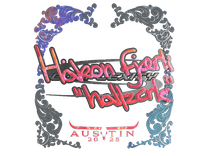 Holo Sticker - hallzerk (Holo) | Austin 2025