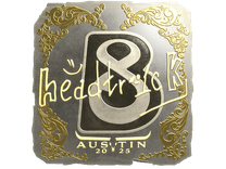 Gold Sticker - headtr1ck (Gold) | Austin 2025