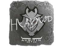 Foil Sticker - Heavygod (Foil) | Austin 2025