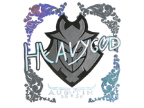 Holo Sticker - Heavygod (Holo) | Austin 2025
