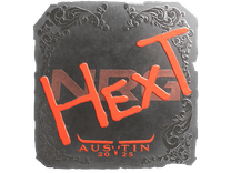 Foil Sticker - HexT (Foil) | Austin 2025