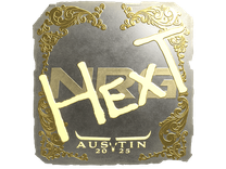 Gold Sticker - HexT (Gold) | Austin 2025