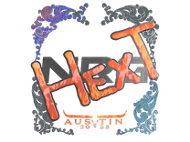 Holo Sticker - HexT (Holo) | Austin 2025