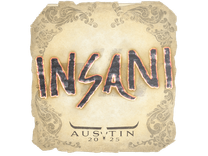 Sticker - insani | Austin 2025