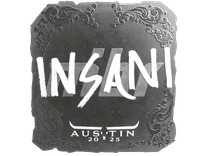 Foil Sticker - insani (Foil) | Austin 2025