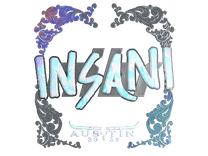 Holo Sticker - insani (Holo) | Austin 2025