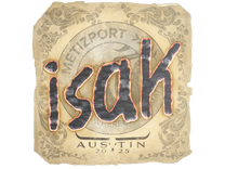 Sticker - isak | Austin 2025