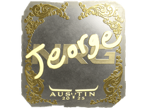 Gold Sticker - jeorge (Gold) | Austin 2025