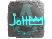 Foil Sticker - jottAAA (Foil) | Austin 2025