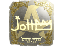 Gold Sticker - jottAAA (Gold) | Austin 2025