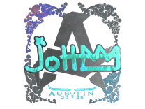 Holo Sticker - jottAAA (Holo) | Austin 2025