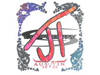 Holo Sticker - JT (Holo) | Austin 2025