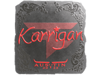 Foil Sticker - karrigan (Foil) | Austin 2025