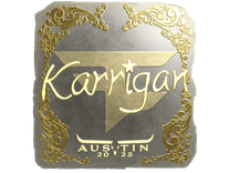 Gold Sticker - karrigan (Gold) | Austin 2025