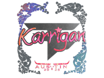Holo Sticker - karrigan (Holo) | Austin 2025