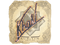 Sticker - khaN | Austin 2025