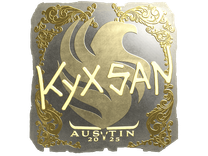 Gold Sticker - kyxsan (Gold) | Austin 2025