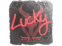 Foil Sticker - Lucky (Foil) | Austin 2025