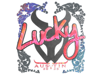 Holo Sticker - Lucky (Holo) | Austin 2025