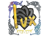 Holo Sticker - lux (Holo) | Austin 2025