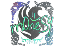 Holo Sticker - m0NESY (Holo) | Austin 2025