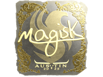 Gold Sticker - Magisk (Gold) | Austin 2025