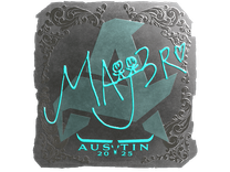 Foil Sticker - MAJ3R (Foil) | Austin 2025