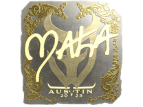 Gold Sticker - Maka (Gold) | Austin 2025