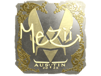 Gold Sticker - mezii (Gold) | Austin 2025