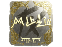 Gold Sticker - mlhzin (Gold) | Austin 2025
