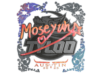 Holo Sticker - Moseyuh (Holo) | Austin 2025