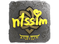 Foil Sticker - n1ssim (Foil) | Austin 2025