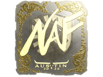 Gold Sticker - NAF (Gold) | Austin 2025