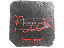 Foil Sticker - nicx (Foil) | Austin 2025