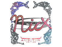 Holo Sticker - nicx (Holo) | Austin 2025
