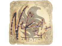 Sticker - NiKo | Austin 2025