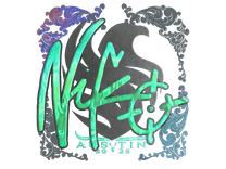 Holo Sticker - NiKo (Holo) | Austin 2025