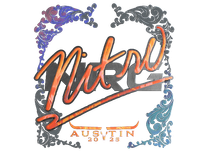 Holo Sticker - nitr0 (Holo) | Austin 2025