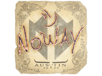 Sticker - noway | Austin 2025