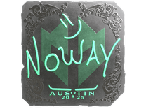 Foil Sticker - noway (Foil) | Austin 2025