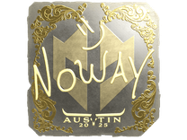 Gold Sticker - noway (Gold) | Austin 2025