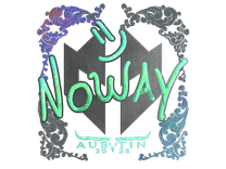 Holo Sticker - noway (Holo) | Austin 2025