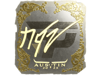 Gold Sticker - NQZ (Gold) | Austin 2025