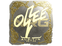 Gold Sticker - oSee (Gold) | Austin 2025