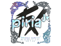 Holo Sticker - piriajr (Holo) | Austin 2025