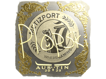 Gold Sticker - Plopski (Gold) | Austin 2025