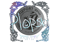 Holo Sticker - Plopski (Holo) | Austin 2025